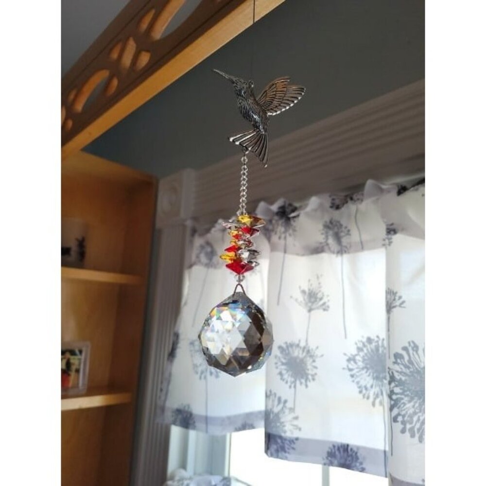 Crystal Garden Suncatcher Hanging Crystals Ornament for Window Rainbow Maker